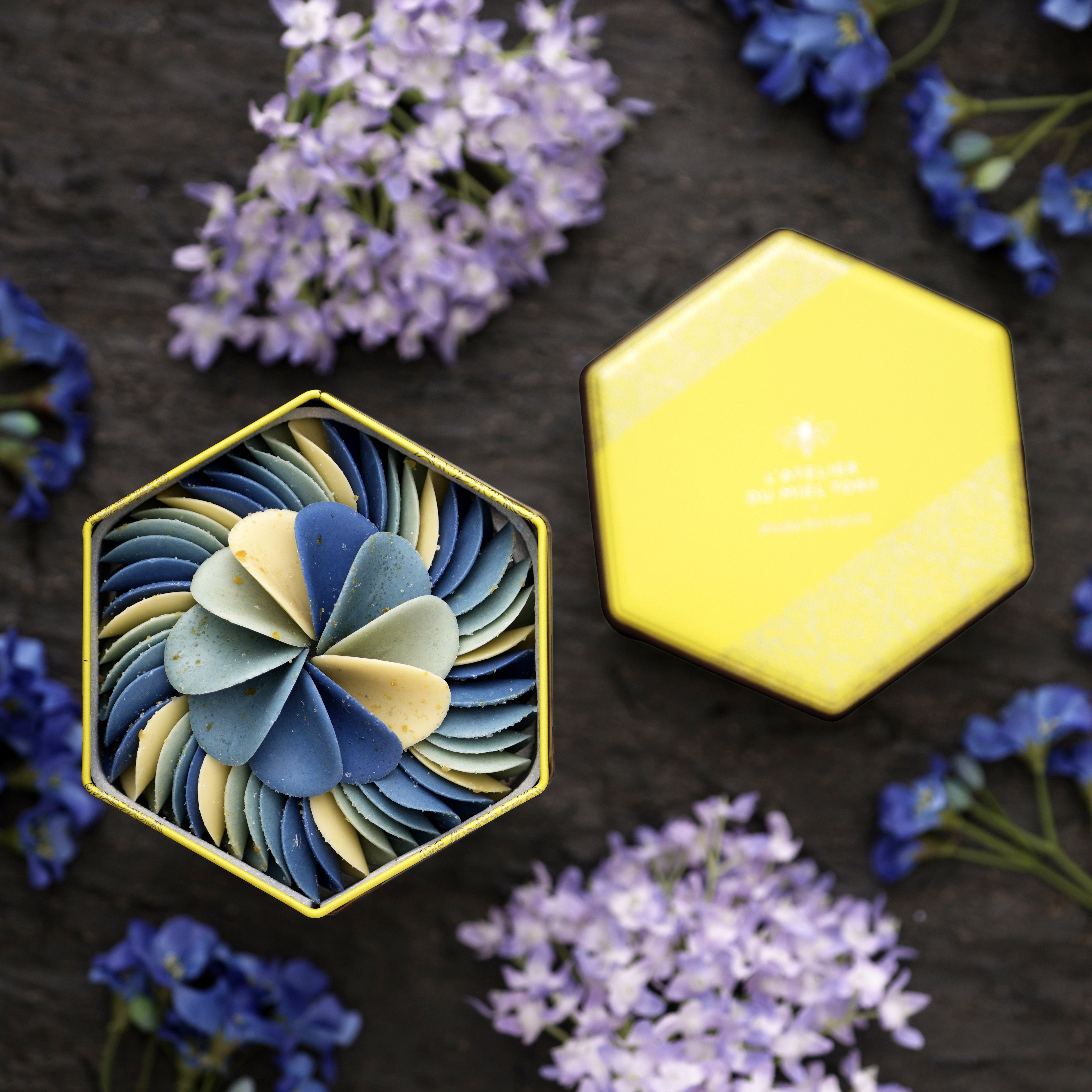 蜂蜜とペタルインディゴ 120g – ラトリエドゥミエルトリイ（L'ATELIER