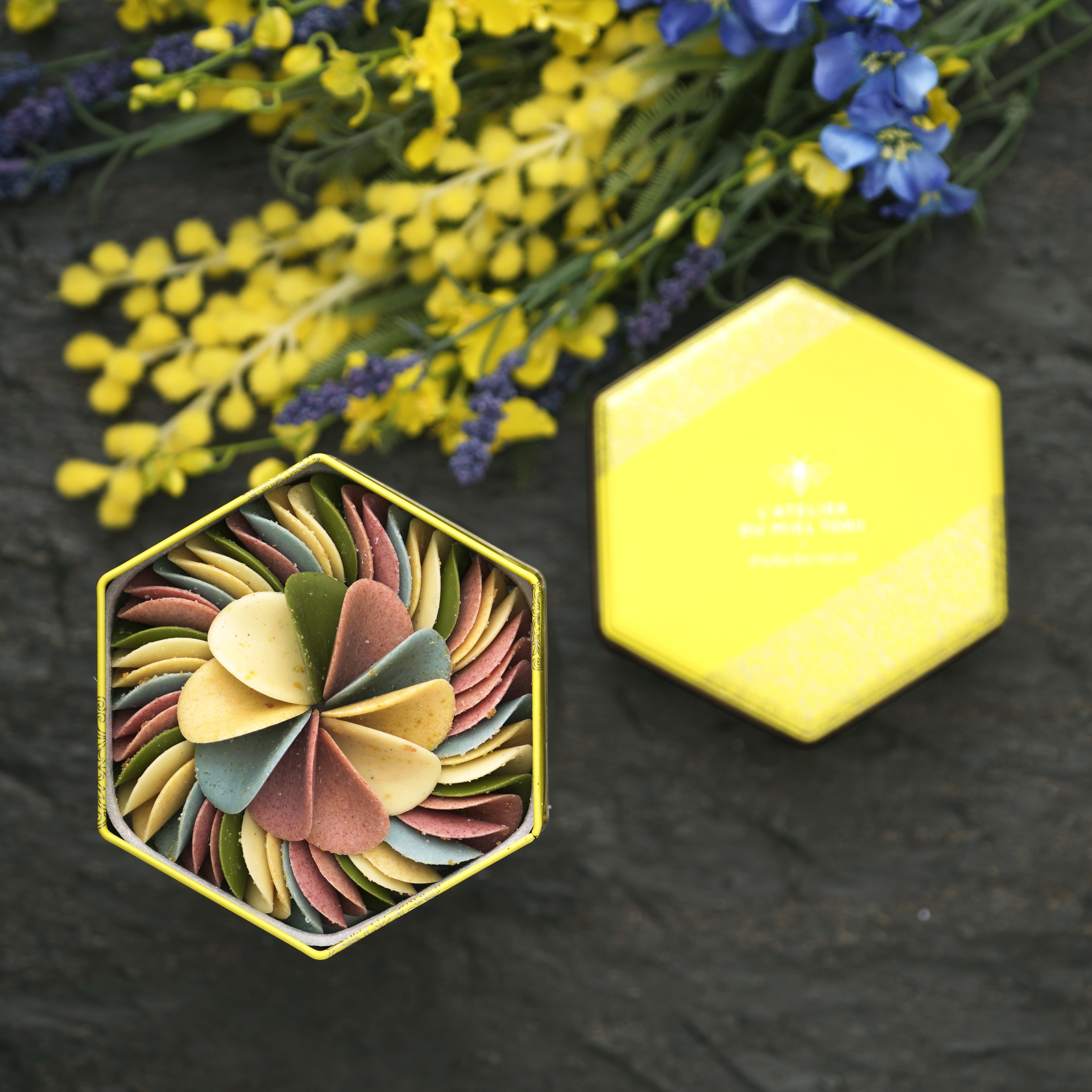 蜂蜜とミルティペタル 120g – ラトリエドゥミエルトリイ（L'ATELIER DU